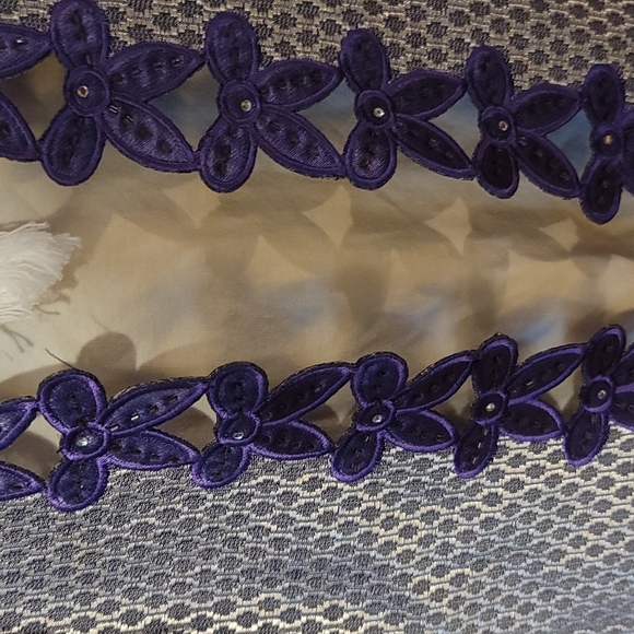 gospel blazer purple flowers sz 16W - Picture 4 of 9